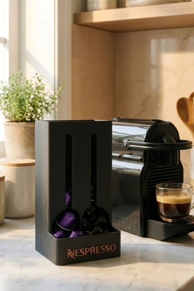 Nespresso Modern Kapsül Tutucu 2 Bölmeli - Resim 4