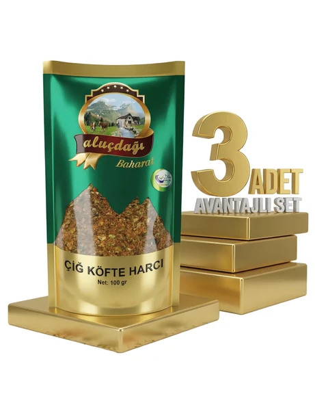 Aluçdağı Çiğ Köfte Harcı 3x100 Gr - Resim 2