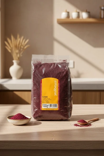 YEDİBEYZA edibeyza Doğal Sumak 1kg – Ekşi Aromalı Premium Sumak Baharat ürün görseli 1