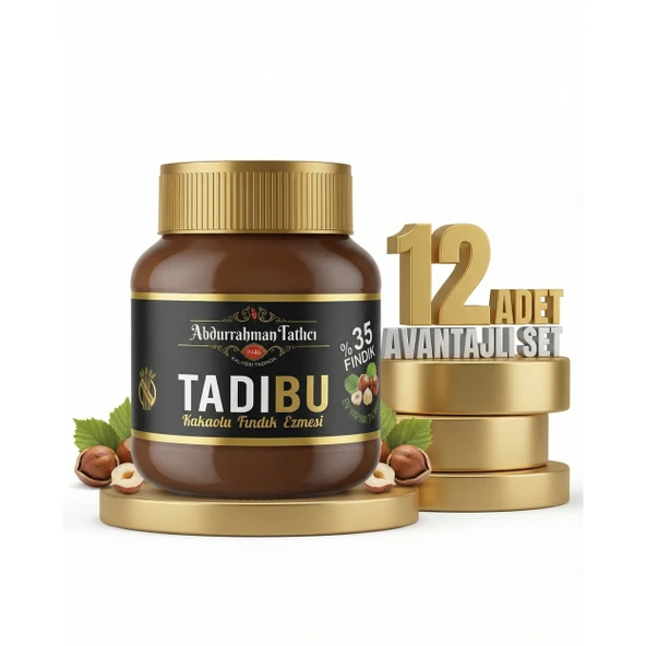Tadıbu Kakaolu Fındık Ezmesi 12x330 Gr ürün görseli 1