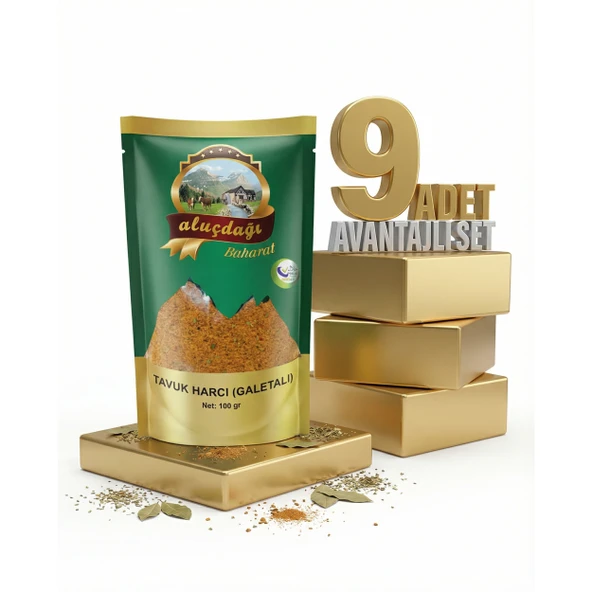 Aluçdağı Tavuk Harcı 9x100 Gr ürün görseli 1