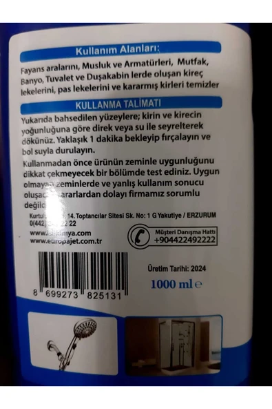 EUROPA JET MAVİ SU - Resim 3