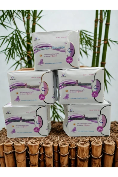 ELEGANT DREAM Tiens Airiz Hijyenik 10'lu 5 paket Gündüz Ped ürün görseli 1