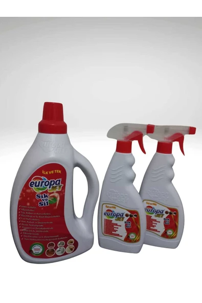 europa JET EUROPAJET GENEL TEMİZLİK ÜRÜNÜ LEKE ÇIKARICI 2 LT + 500 ML X2 ürün görseli 1