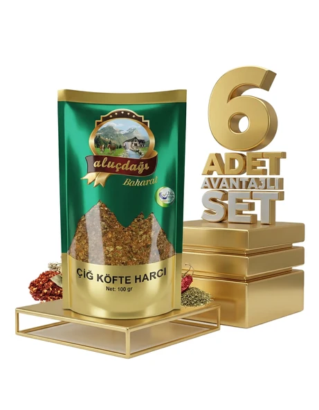Aluçdağı Çiğ Köfte Harcı 6x100 Gr - Resim 2