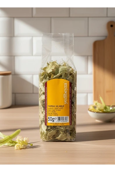 YEDİBEYZA Yaprak Ihlamur 50g Doğal Bitki Çayı Kurutulmuş Ihlamur Yaprağı ürün görseli 1