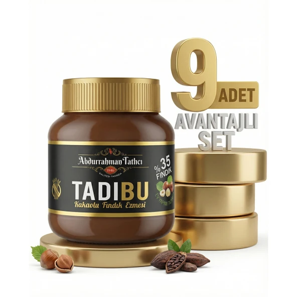 Tadıbu Kakaolu Fındık Ezmesi 9x330 Gr ürün görseli 1