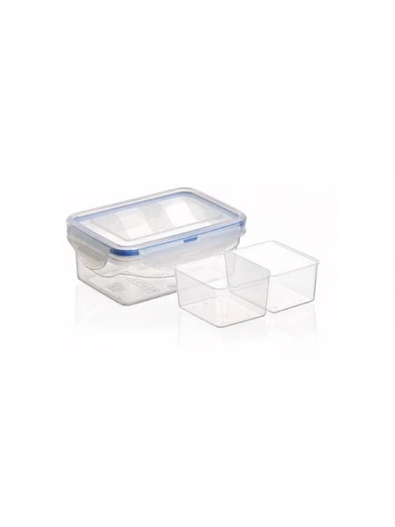 Üçsan Plastik Kilitli Bölmeli Saklama Kabı 9 x 13,5 x 5 cm ürün görseli 1