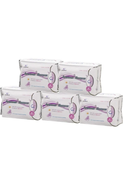 Braventa Collection Tiens Airiz Gündüz 10lu Hijyenik Kadın Pedi (5 Paket,) ürün görseli 1