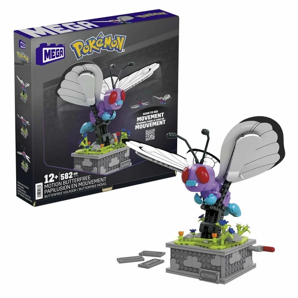HKT22 MEGA Pokemon - Kinetik Butterfree - Resim 2