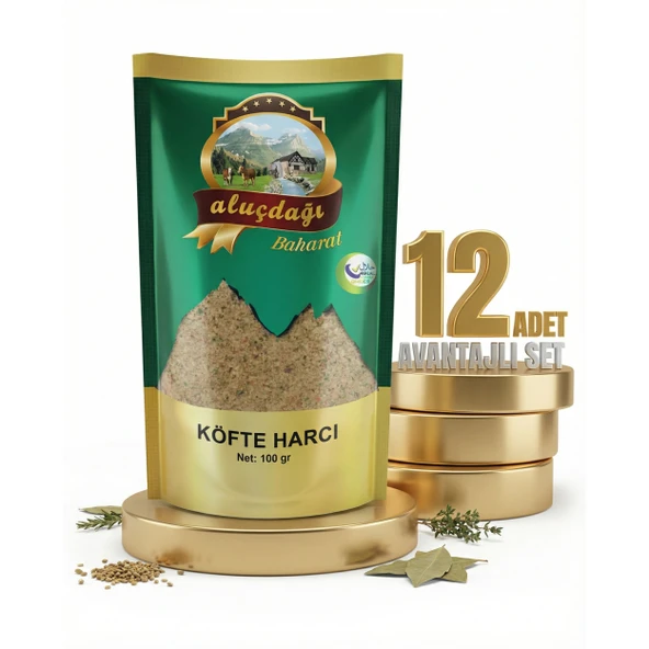 Aluçdağı Izgara Köfte Harcı 12x100 Gr ürün görseli 1