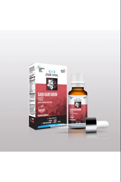 Zade Vital Sarı Kantaron Yağı 20 ml ürün görseli 1