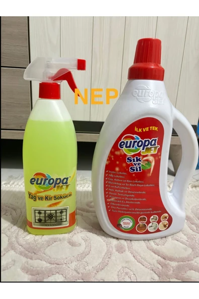 europa JET ÇAY KAHVE LEKESİ.YAĞ KİR SÖKÜCÜ. ürün görseli 1