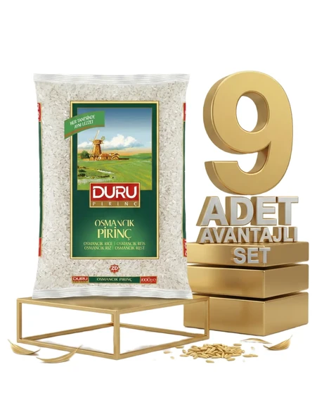 Duru Osmancı Pirinç 9x1 Kg - Resim 2