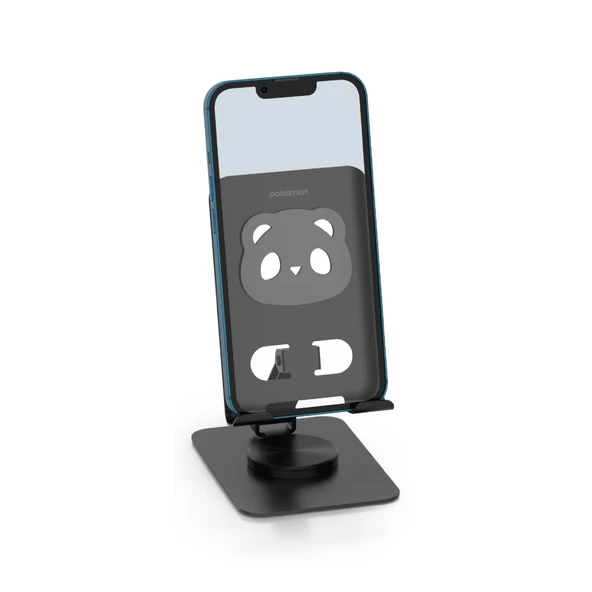Polosmart PSM145 Telefon Tablet Standı 360° Ayarlanabilir 1000g Taşıma Kapasiteli Siyah ürün görseli 1
