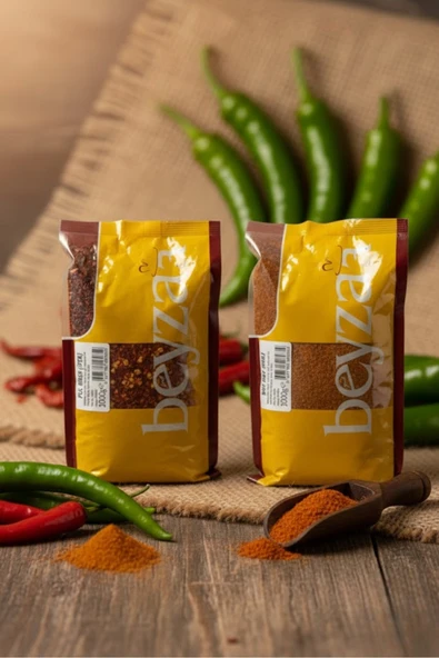 NEP Yedi Beyza Premium Baharat Paketi - 1 Kg İpek Pul Biber & 1 Kg Kajun Baharatı ürün görseli 1