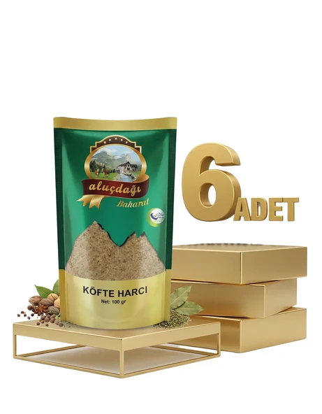 Aluçdağı Izgara Köfte Harcı 6x100 Gr ürün görseli 1