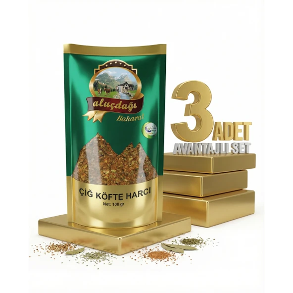 Aluçdağı Çiğ Köfte Harcı 3x100 Gr ürün görseli 1