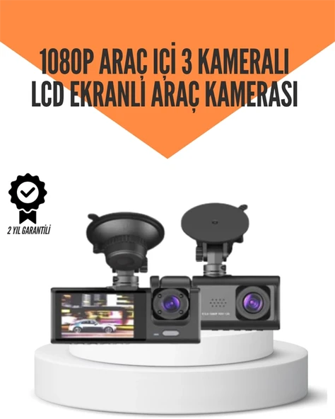 TA-01 LCD Ekranlı Gece Görüşlü Araç Kamerası ürün görseli 1