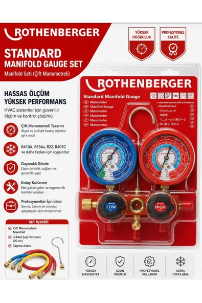 Rothenberger R32 Manifold Seti ürün görseli 1