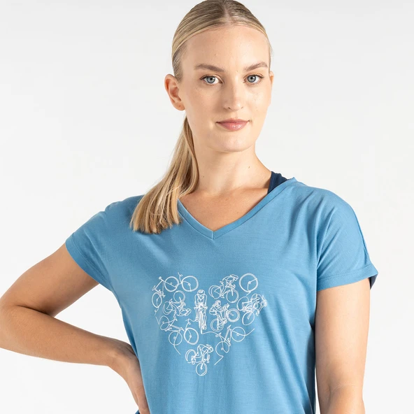 Dare 2b CalmTee KadınT-Shirt-TURKUAZ - Resim 3