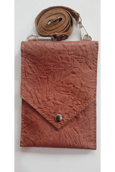 Durush Collection Spor Çapraz Omuz Çantası, Sütlü Kahverengi, Gerçek Deri, El Işi (hand Made) ürün görseli 1
