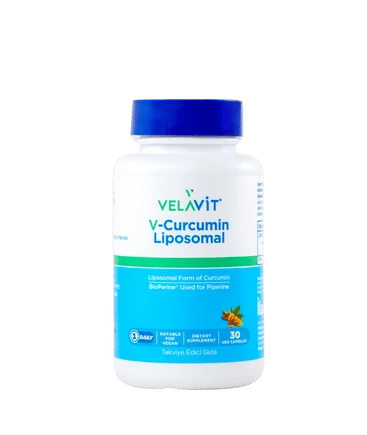 Velavit V-Curcumin Liposomal 30 Kapsül ürün görseli 1