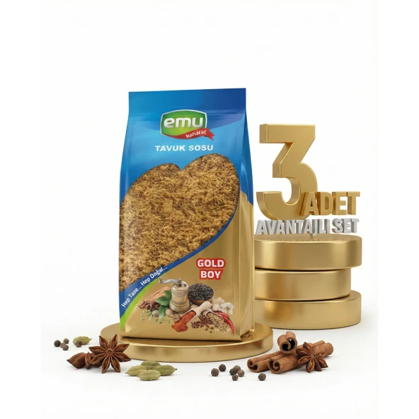 Emu Tavuk Sosu 3x150 Gr ürün görseli 1