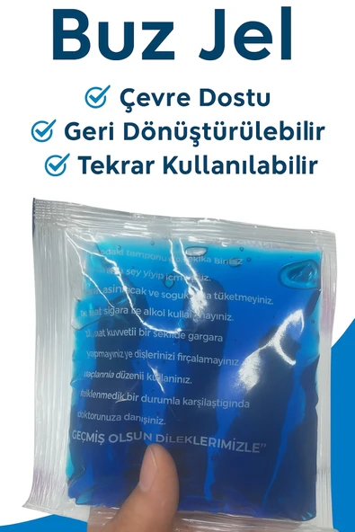 Soğuk Sıcak Kullanıma Uygun 3 Adet Jel Kompres – Termojel Paket ürün görseli 1
