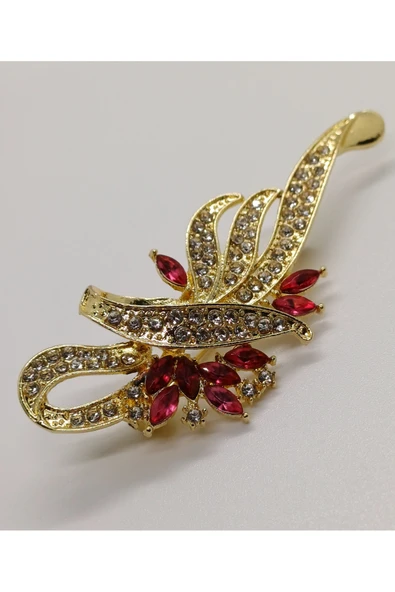 Durush Collection ALTIN RENGİ BROŞ ürün görseli 1