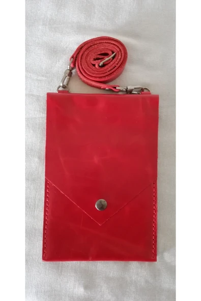 Durush Collection Omuz Çantası, Kırmızı, Gerçek Deri, El Işi (hand Made) ürün görseli 1