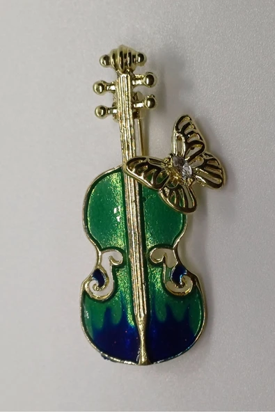 Durush Collection ALTIN RENGİ BROŞ ürün görseli 1