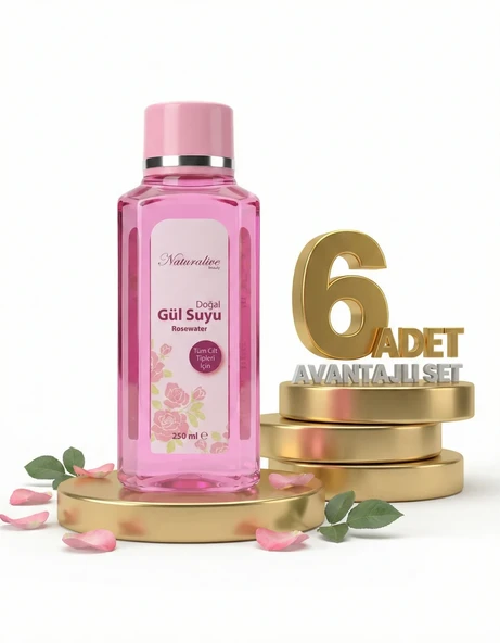 Naturalive Gül Suyu 6x250 Ml - Resim 2