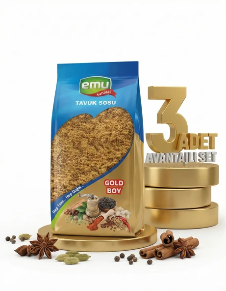 Emu Tavuk Sosu 3x150 Gr - Resim 2