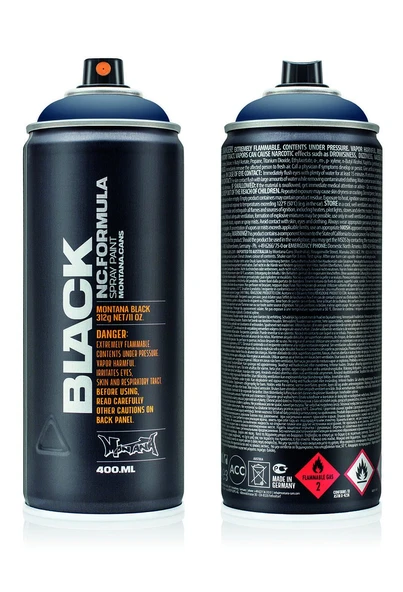 Montana Black Sprey Boya 400ml Dark Indigo BLK5092 ürün görseli 1