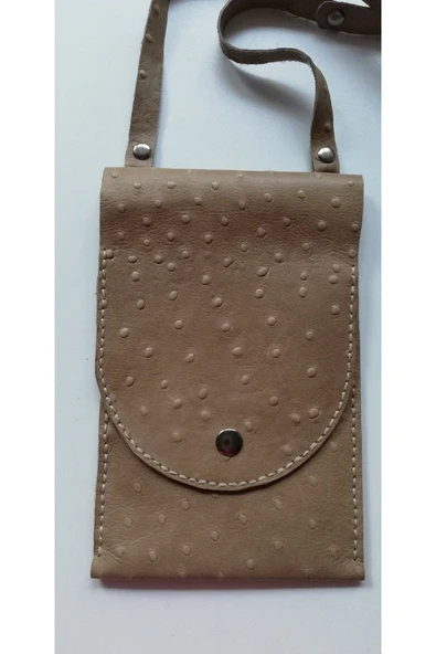 Durush Collection Spor Çapraz Omuz Çantası, Sütlü Kahverengi, Gerçek Deri, El Işi (HAND MADE) ürün görseli 1