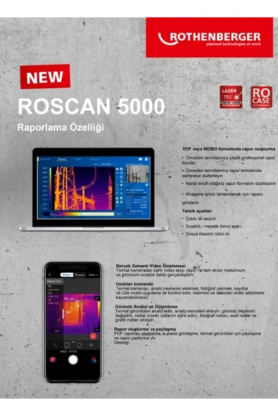 Rothenberger Roscan 5000 Termal Kamera ürün görseli 1