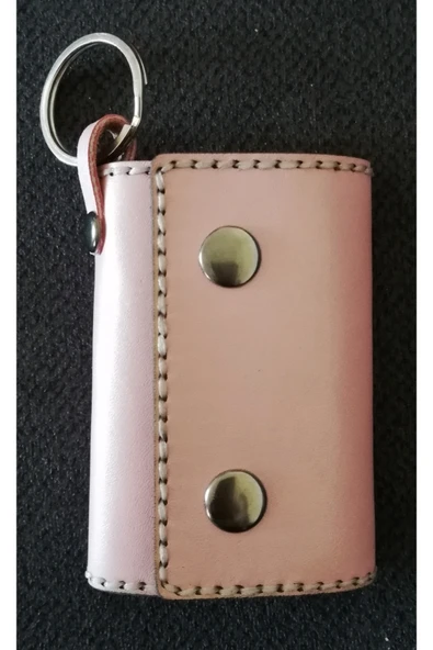 Durush Collection 6 Lı Anahtarlık-pembe Hakiki Deri (hand Made) ürün görseli 1