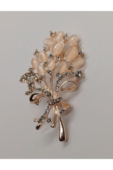 Durush Collection ALTIN RENGİ BROŞ ürün görseli 1