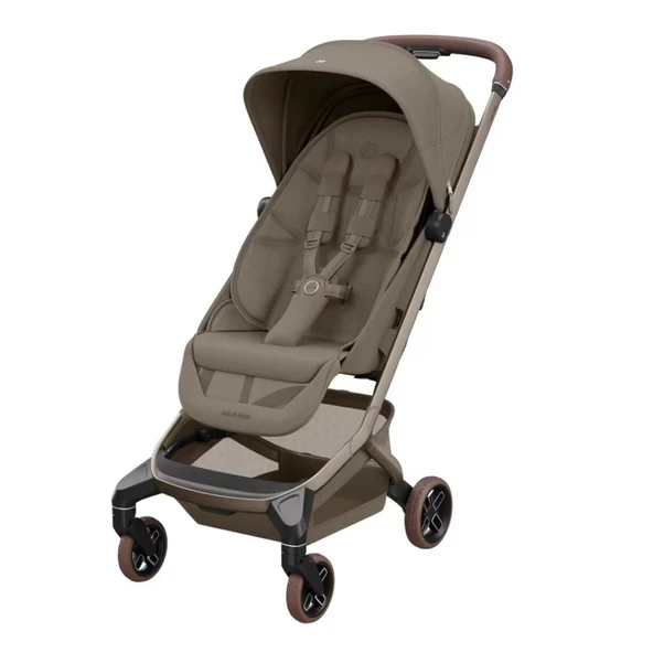 Maxi-Cosi Fame Cabin Led Işıklı Entegre Şarj Üniteli Tek Elle Katlanan Premium Kabin Boy Bebek Arabası Oak Truffle ürün görseli 1