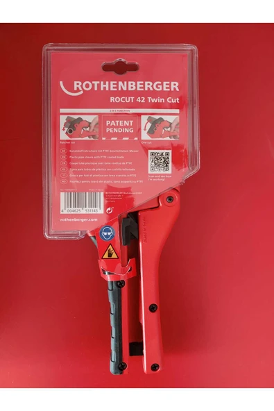 Rothenberger Plastik Boru Makası Rocut 42 TWİN CUT ürün görseli 1