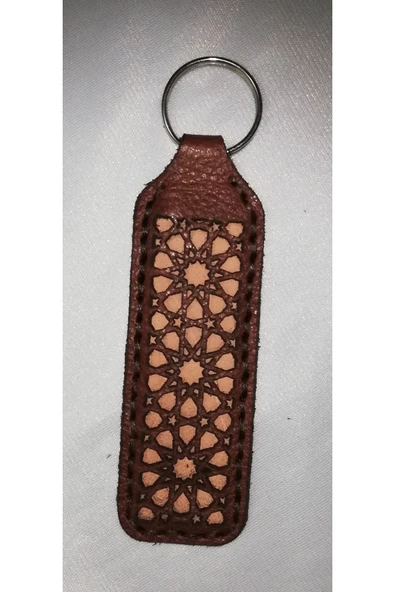 Durush Collection Gerçek Deri Lazer Kesim, El Dikişi Anahtarlık (hand Made) ürün görseli 1