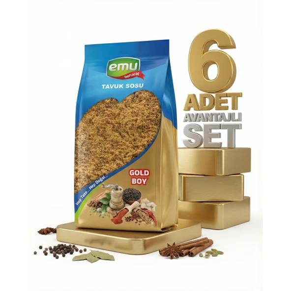 Emu Tavuk Sosu 6x150 Gr ürün görseli 1