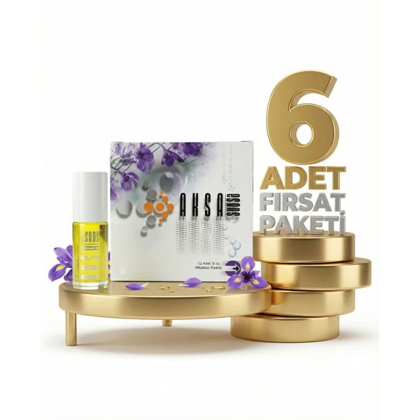 Aksa Sürme Esans Klasik Miski Amber 6x5 Cc ürün görseli 1