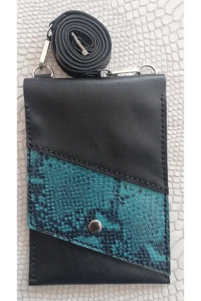 Durush Collection Tasarım Çapraz Omuz Çantası, Siyah Gerçek Deri, El Işi (hand Made) ürün görseli 1