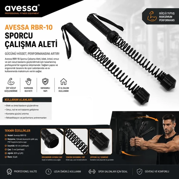 Avessa Rbr-10 Sporcu Çalışma Aleti ürün görseli 1