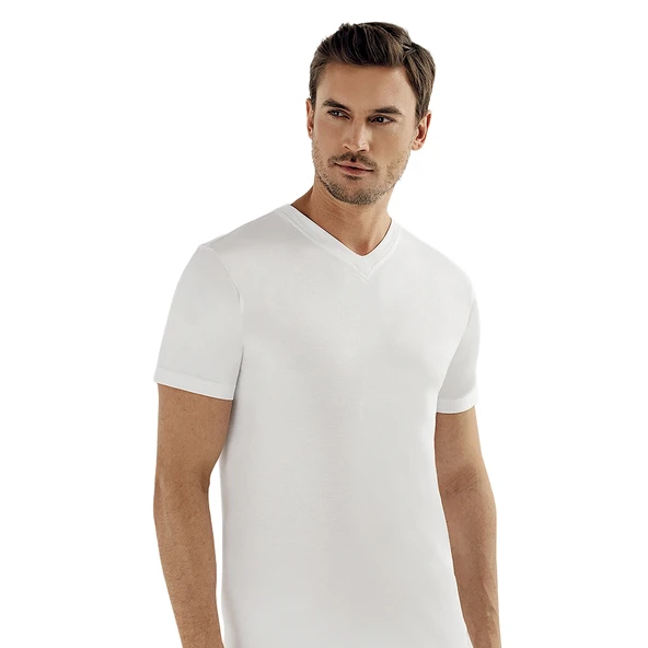 Şahinler ME008 Erkek Büyük Beden V-Yaka Fanila No:60 (XXL) ürün görseli 1