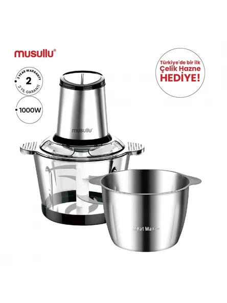 Musullu Rondo Doğrayıcı 1000 W 3 L ürün görseli 1