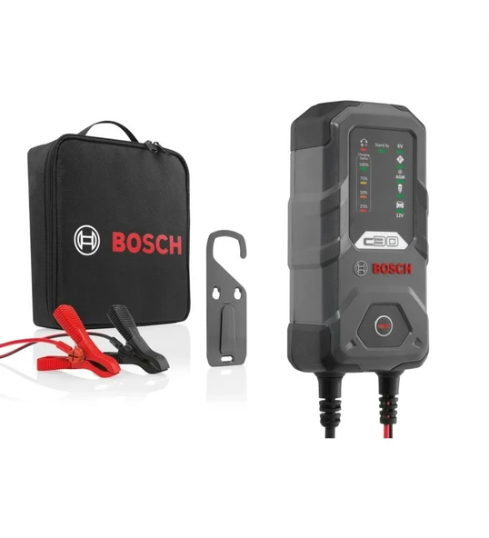 Bosch C30 Akü Şarj Cihazı 6/12V ürün görseli 1