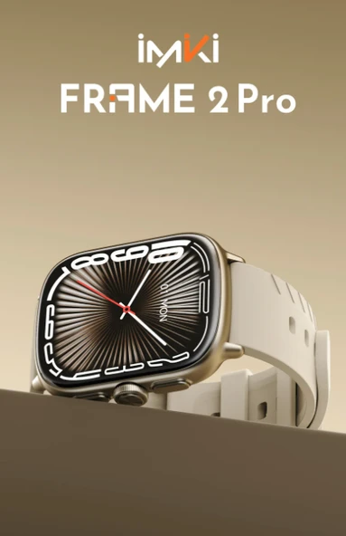 Imiki Frame 2 Pro Gümüş Akıllı Saat - Resim 5